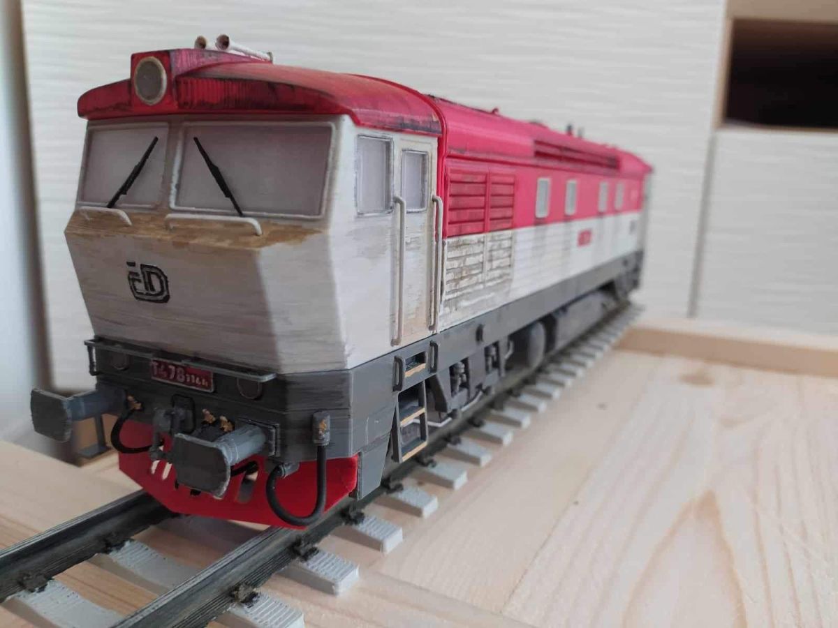 3D lokomotiva od Davida 3D lokomotiva od Davida